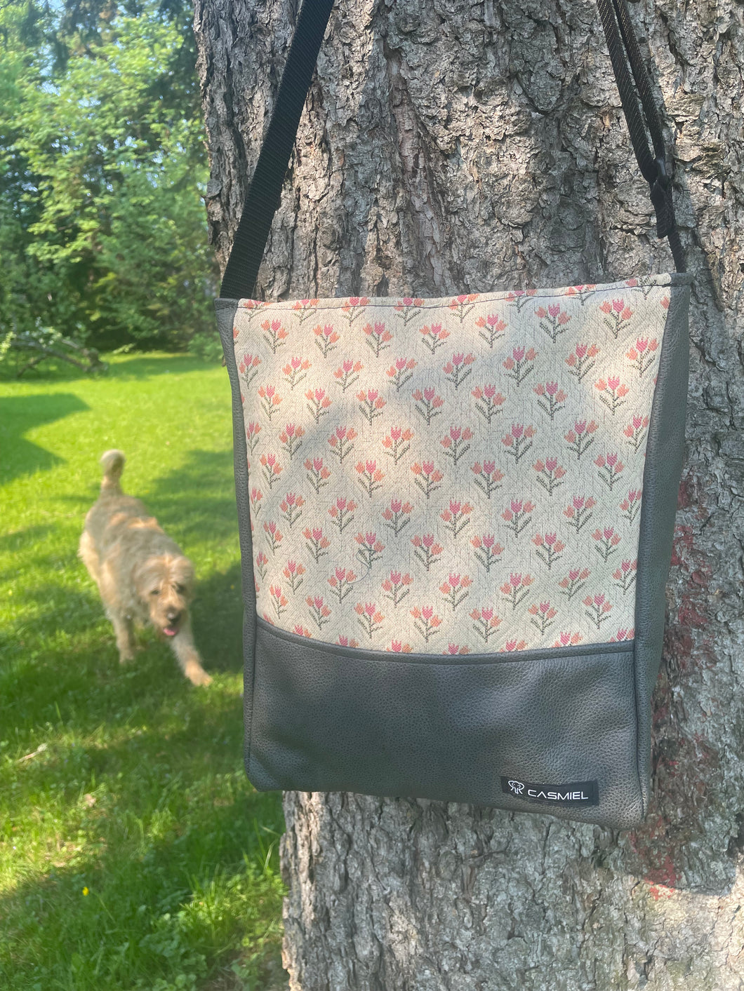 Bohème mandala cuir turquoise